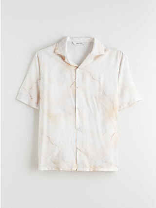 Açık Bej Baskılı