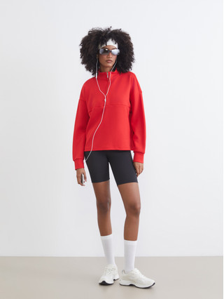 KOOR SPORT Dik Yaka Kadın Sweatshirt - W5M383Z8-HC3 | LC Waikiki