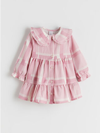 Açık Bordo Baskılı