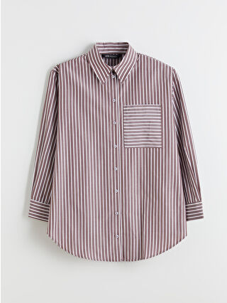 لون بني داكن مخطط