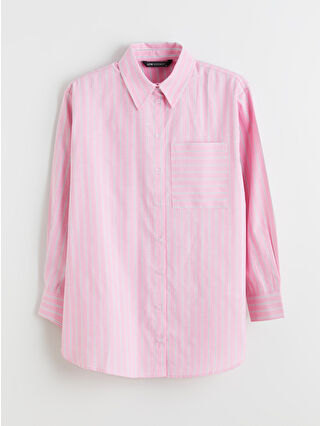 لون وردي باهت مخطط