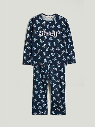 Navy Printed