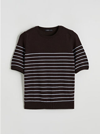 Koyu Kahverengi Çizgili