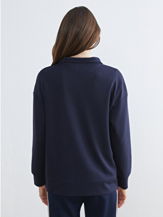 LCW EVERYDAY Mock Neck Women's Sweatshirt - W5N145Z8-HGX - LC Waikiki