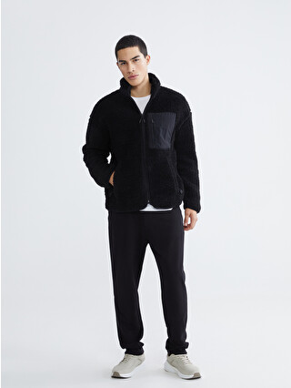XSIDE ACTIVE Dik Yaka Pelüş Erkek Fermuarlı Sweatshirt - W5NB48Z8