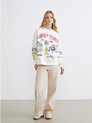 Looney Tunes × Da-iCE スウェット XSIDE Looney Tunes Printed Women's Thick Sweatshirt - W5NE20Z8-R9J