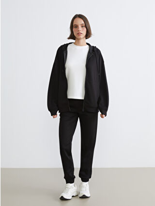 KOOR SPORT Hooded Oversize Women's Zipper Sweatshirt - W5NM92Z8