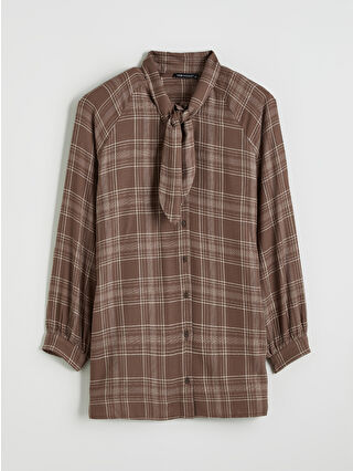 Koyu Kahverengi Ekoseli