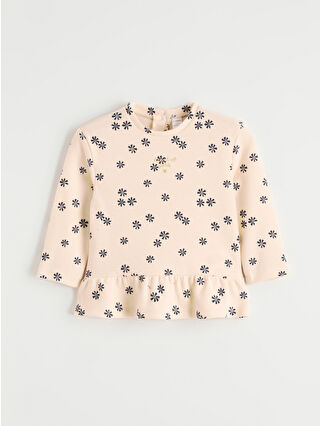 Açık Bej Baskılı