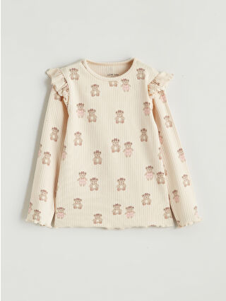 Açık Bej Baskılı