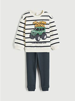 Açık Bej Baskılı