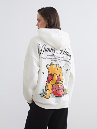 WIQO ワイコ XSIDE Winnie the Pooh Printed Women's Thick Hoodie - W5OD12Z8-YJ9