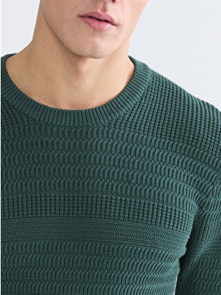 LCWAIKIKI Classic Bisiklet Yaka Erkek Triko Kazak - W5OE66Z8-21D | LCW