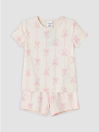 Açık Pembe Baskılı