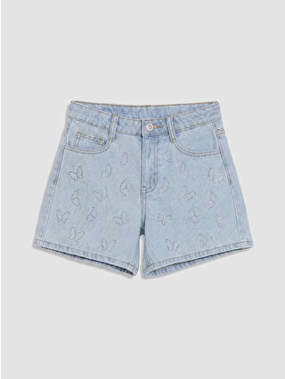Hellblau Acid Wash