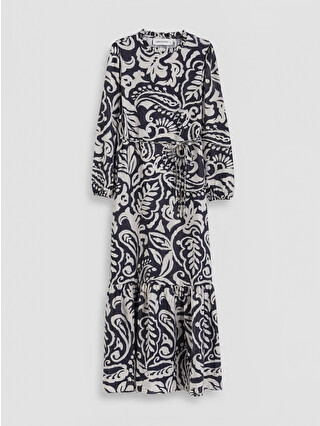 Navy Printed
