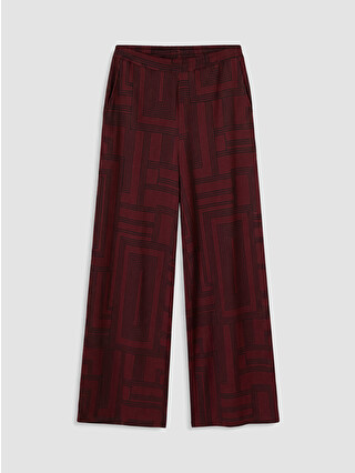 Dark Bordeaux Printed