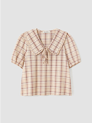 Beige Checked