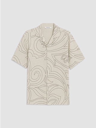Beige Printed