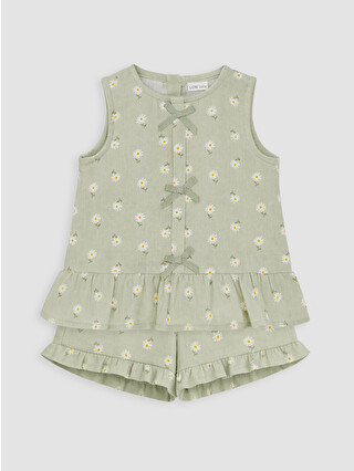 Light Green Printed