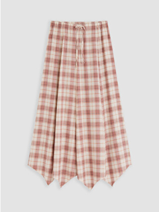 Dull Pink Checked