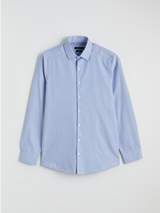 Blue Checked