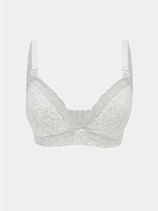 Grey Melange Printed