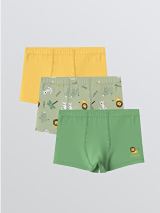 Açık Yeşil Baskılı