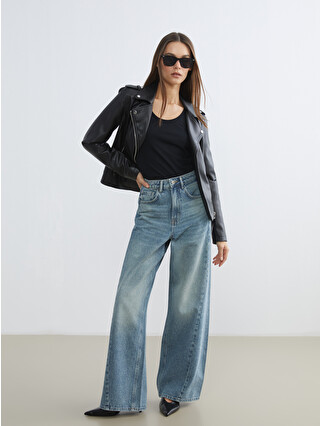 LCW Jeans Wideleg Kadın Jean Pantolon - S60894Z8-507 | LC Waikiki