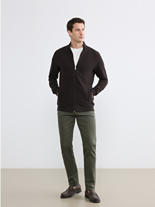 LCWAIKIKI Classic Siyah Slim Fit Gabardin Erkek Chino Pantolon