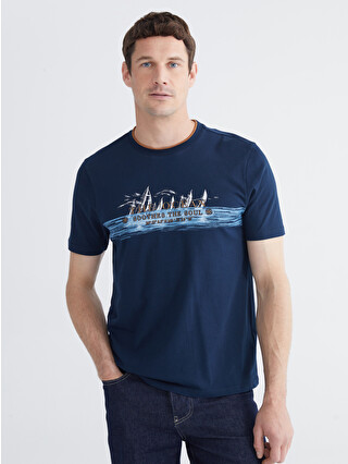 LCWAIKIKI Classic Crew Neck Printed Jersey Men's T-Shirt