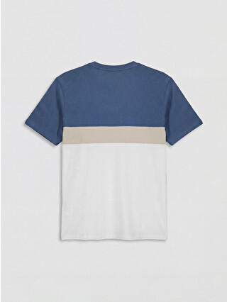 LCWAIKIKI Classic Men's Color Block Jersey T-shirt With Crew Neck