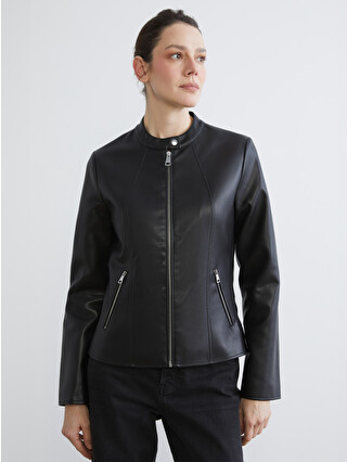 Women Faux Leather Jacket Prices and Models | LCW
