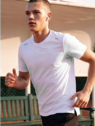XSIDE ACTIVE Crew Neck Men's Sport T-shirt - S61986Z8-E5X | LC Waikiki