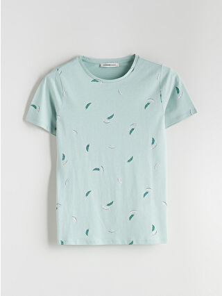 Pastel Green Printed