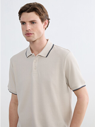 SOUTHBLUE Polo Collar Men's T-Shirt - S63558Z8-J0B - LC Waikiki