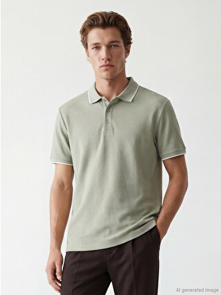 SOUTHBLUE Polo Collar Men's T-Shirt - S63809Z8-YCU | LC Waikiki