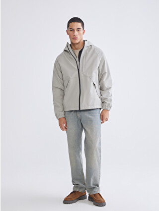メンズウェア rt23822 XSIDE Men's Regular Fit Hooded Raincoat - S63890Z8-TBQ | LC Waikiki