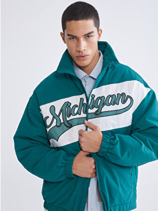 XSIDE Relaxed Fit Mock Neck Men's Jacket - S63952Z8-J1W - LC Waikiki