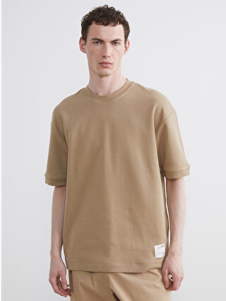 XSIDE Loose Fit Basic Thick T-shirt - S64890Z8-PH5 | LC Waikiki