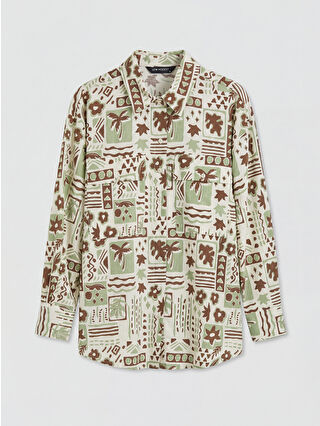 لون بني فاتح مطبوع