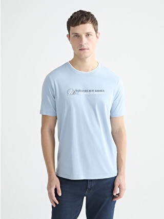 LCWAIKIKI Classic Crew Neck Printed Jersey Men's T-Shirt