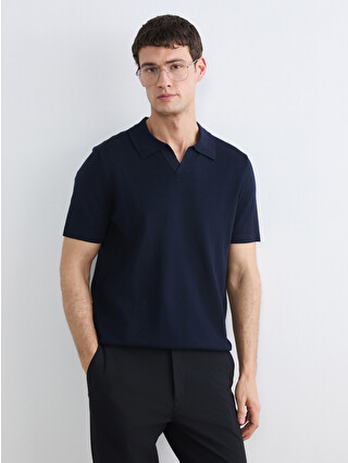 LCW Vision Men's Polo Collar Knitted T-Shirt - S65449Z8-R40 | LC