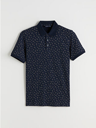 Navy Printed
