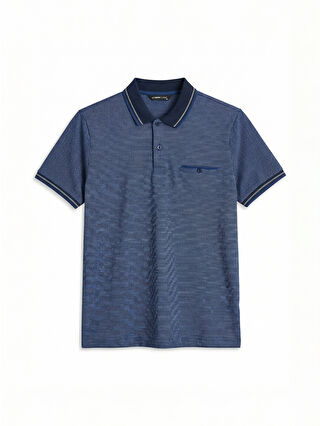 Navy Jacquard