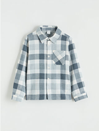 Koyu Lacivert Ekoseli