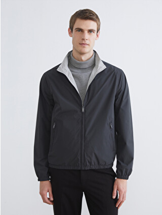 SOUTHBLUE Mock Neck Men's Jacket - S66143Z8-R4W | LC Waikiki