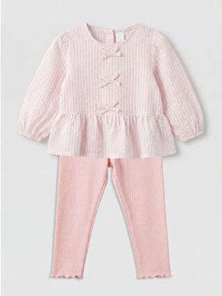 Açık Pembe Çizgili