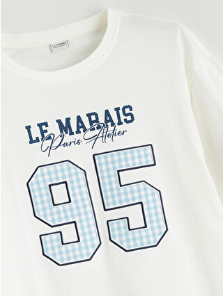 LCW Kids Paris Printed Girls' T-shirt - S66946Z4-R9J | LC Waikiki