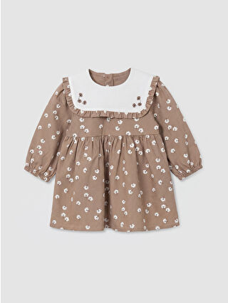 Açık Kahverengi Baskılı